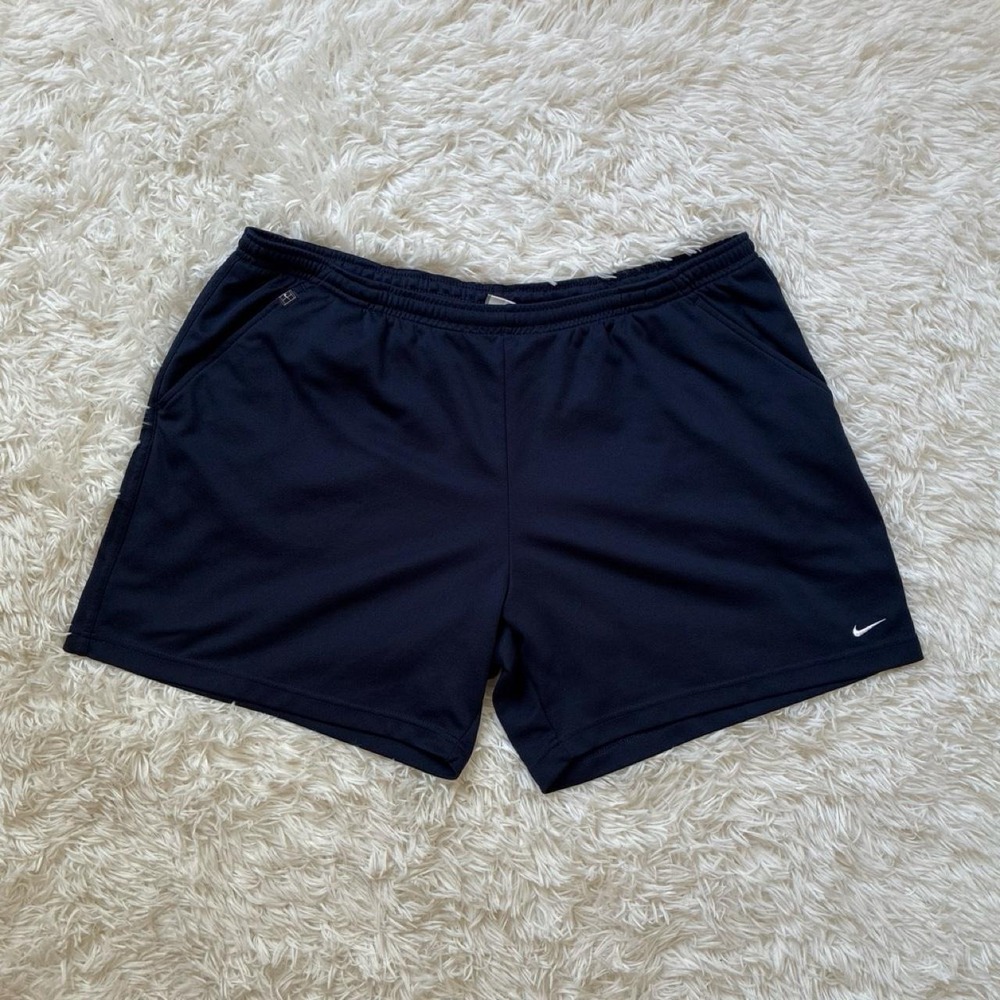 Vintage Y2K Athletic Athleisure Gorpcore Nike navy blue shorts size XL gym yoga